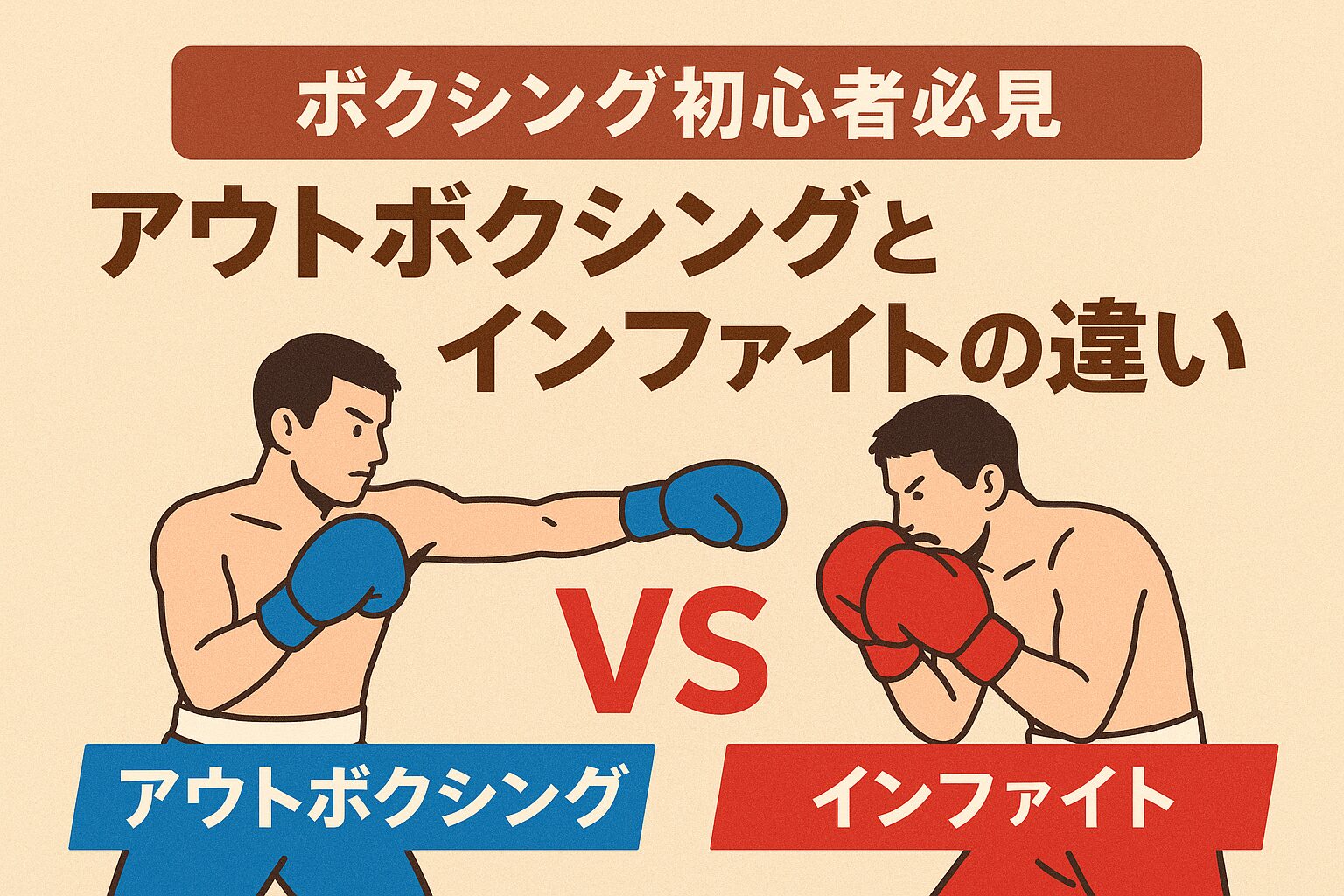 ボクシングスタイルの比較