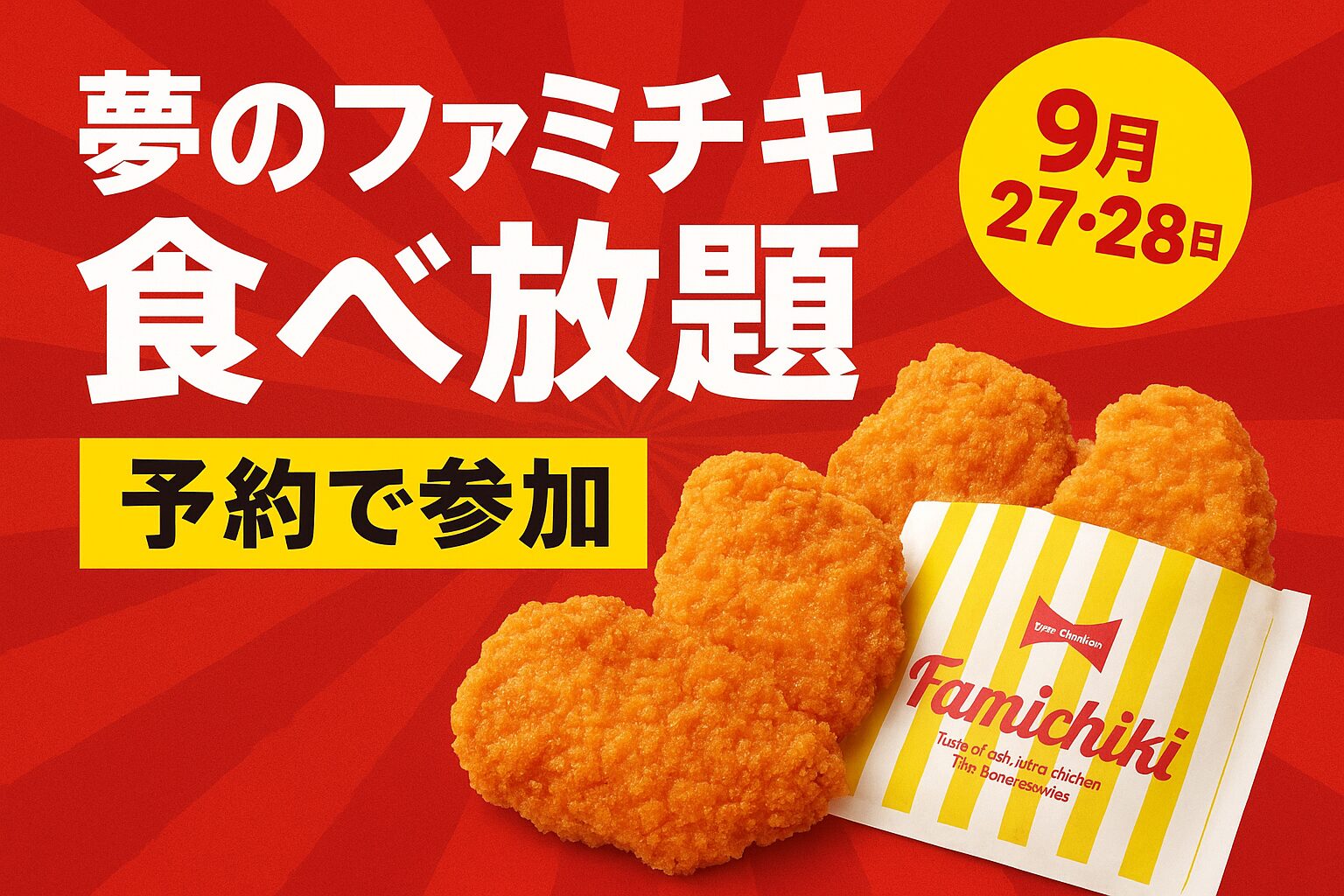 ファミチキ食べ放題