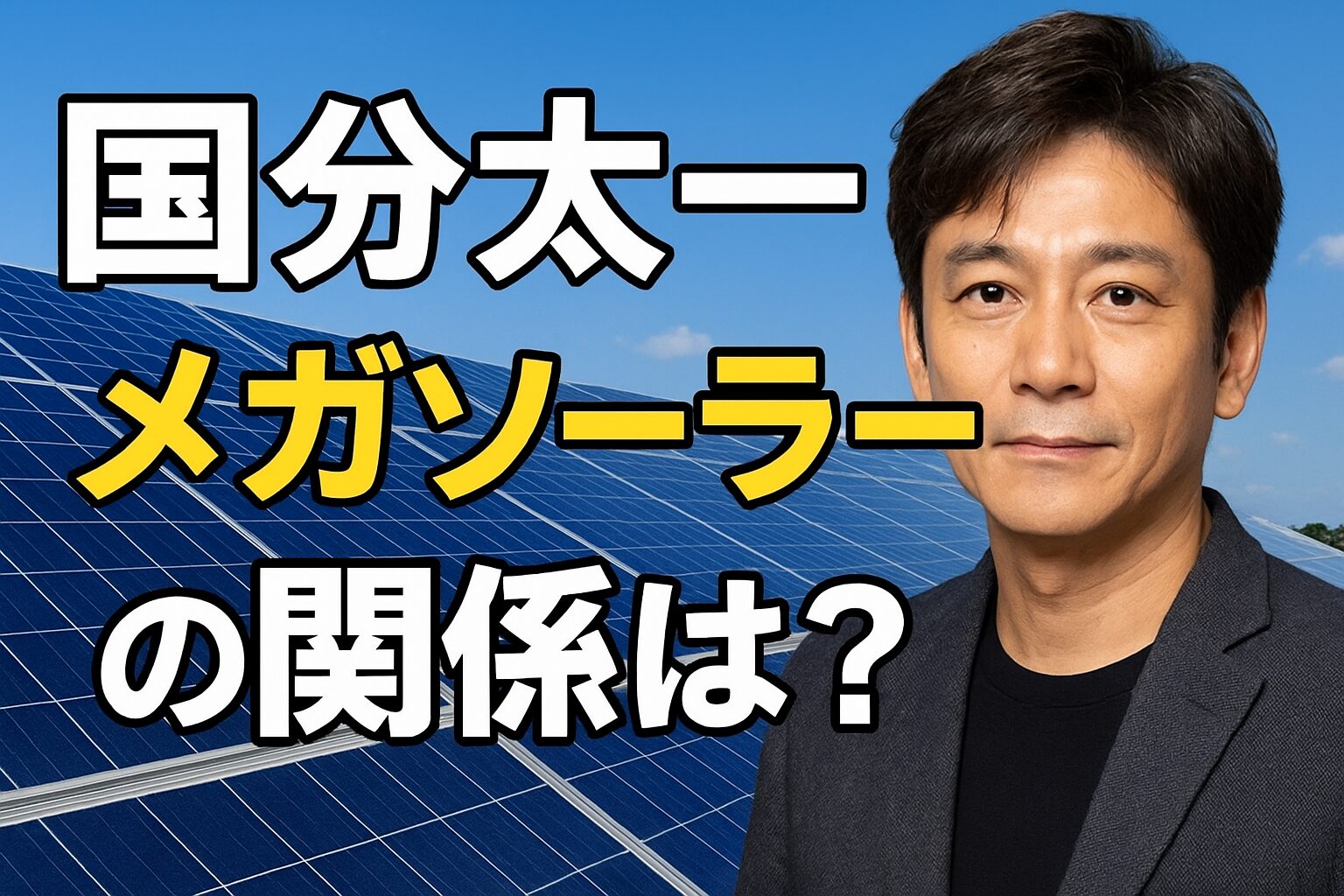 国分太一とメガソーラーの関係とは？