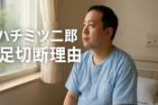 ハチミツ二郎が足を切断したのはなぜ？
