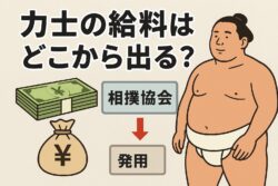 力士の給料はどこから出る？