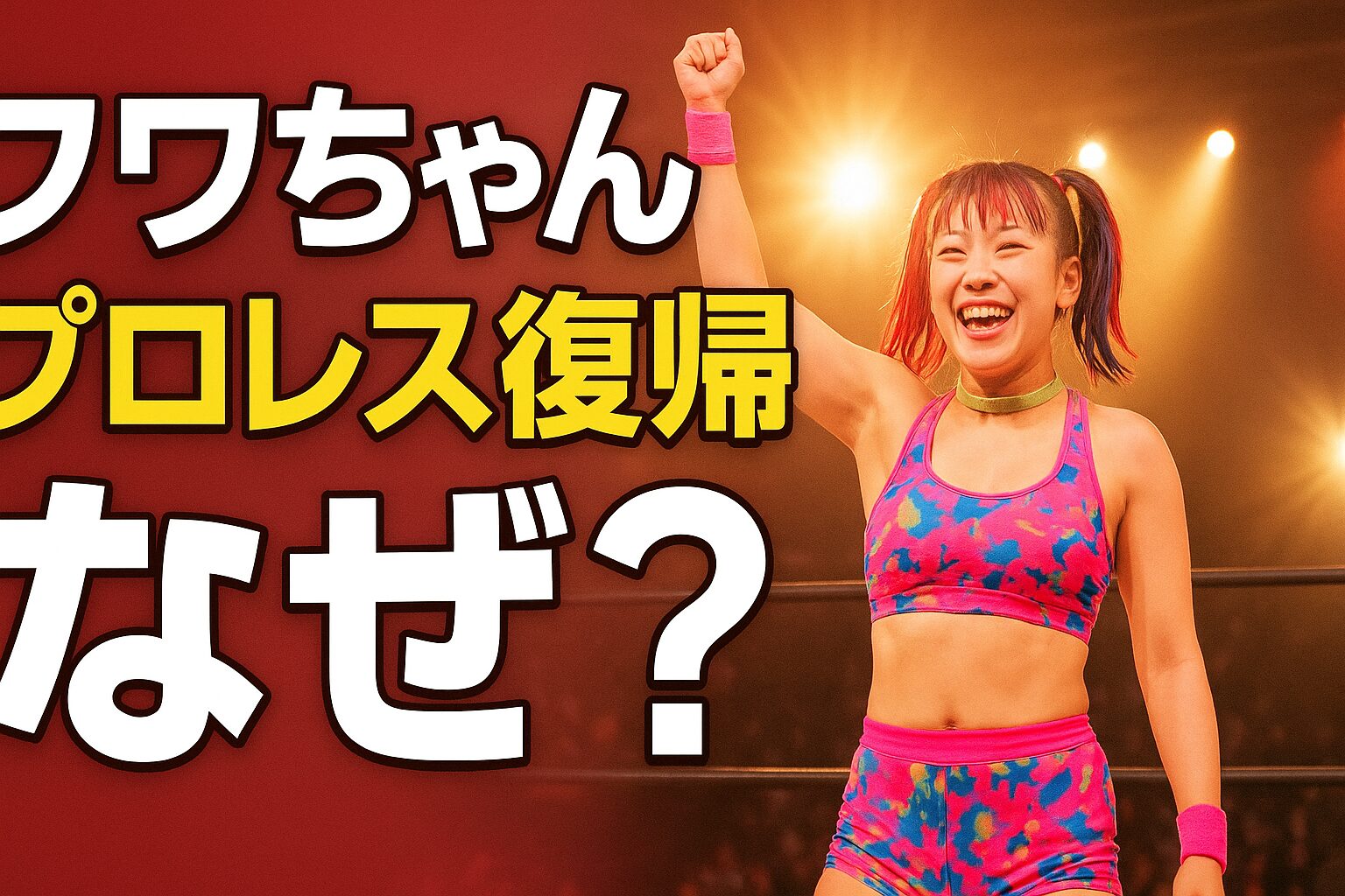なぜフワちゃんはプロレスを選んだ？