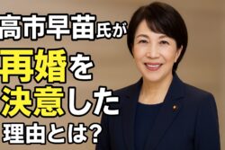 高市早苗が再婚を決意した理由とは？