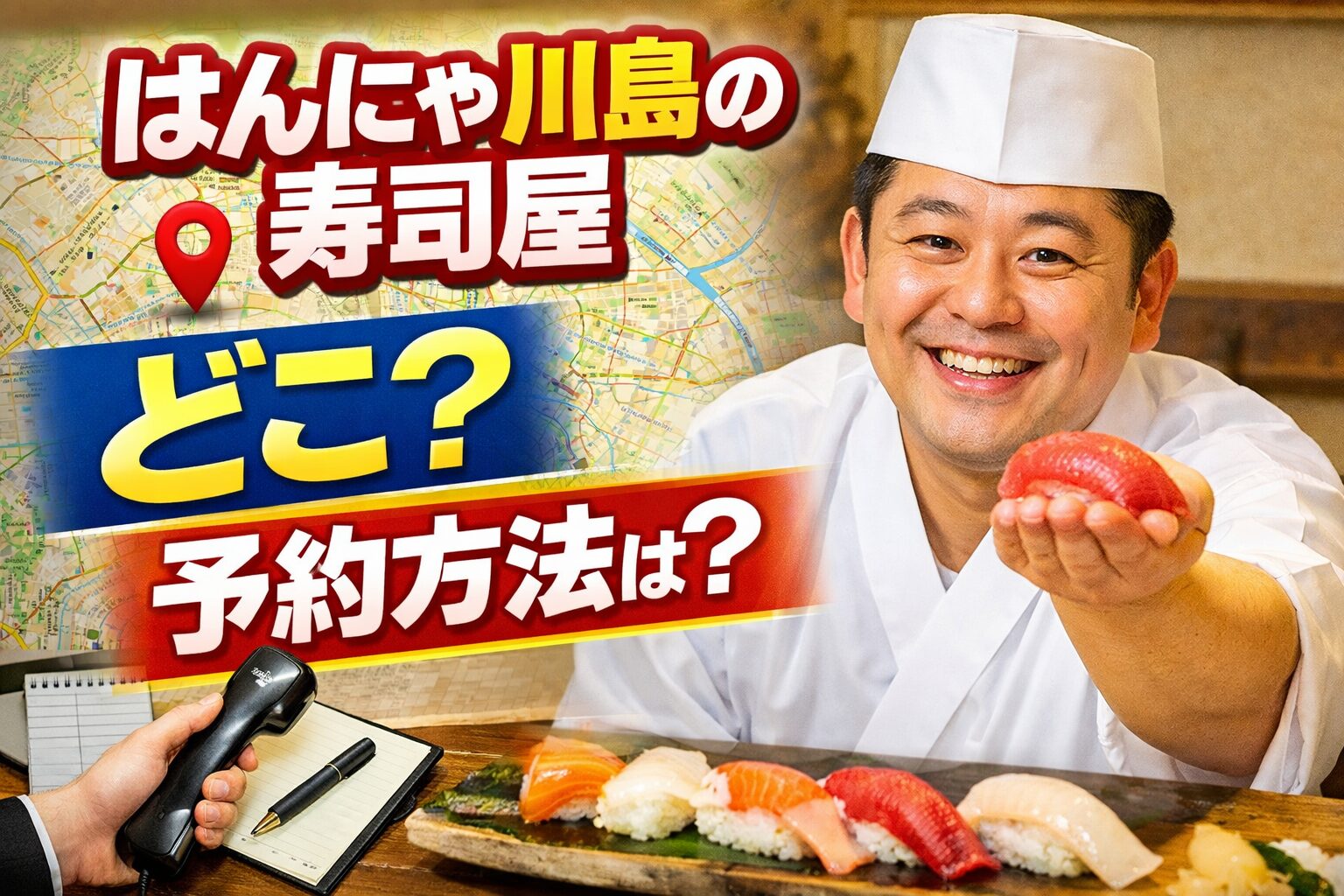 【はんにゃ川島】握る寿司屋は恵比寿？