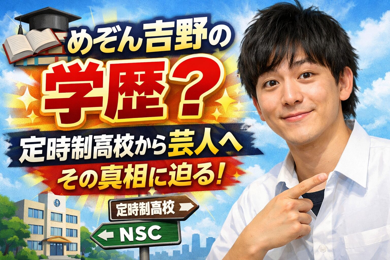 めぞん吉野の学歴は？