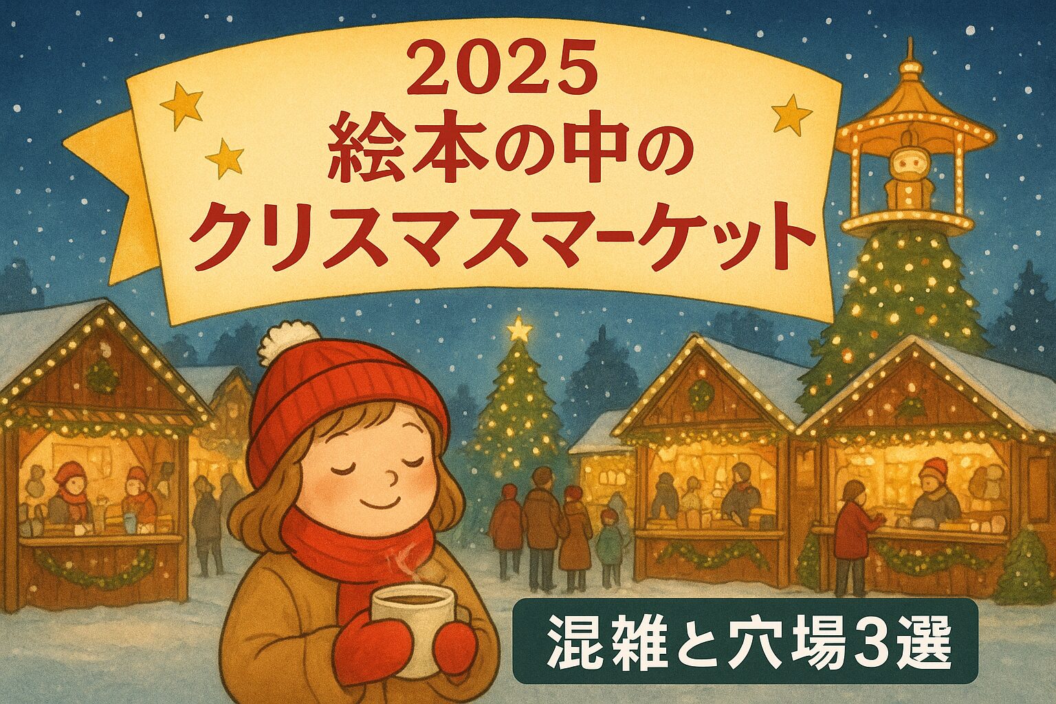 【2025】絵本の中のクリスマスマーケットの混雑を回避！おすすめ穴場3選