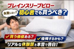 【ブレインスリープピロー】初心者でも買うべき？